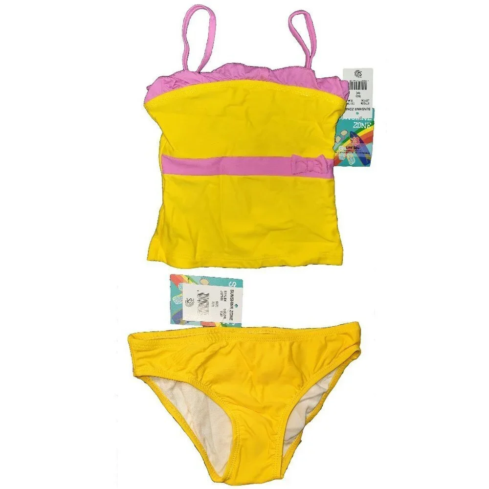 Girl Swimsuit, 2-Piece Bathing Suit, size 5/6